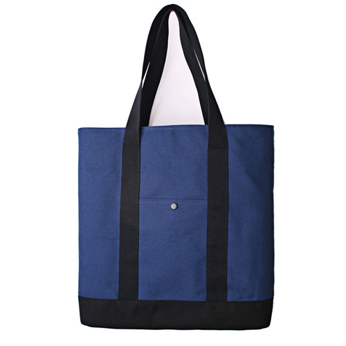 one canavs totebag -blue-